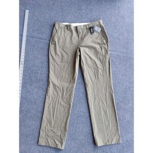 Express Mens Pants Olive Size 33x28 Producer Striped Cotton Rayon Blend 03253053